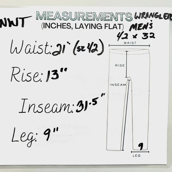 Wrangler Authentics Men's Carpenter Jeans 42x32 Olive Drab Heavyweight NWT - Picture 9 of 9